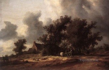  lluvia Obras - Después de la lluvia paisaje Salomon van Ruysdael